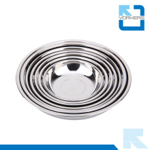 Accesorios de cocina Stainless Steel Mixing Bowl / Round Plate